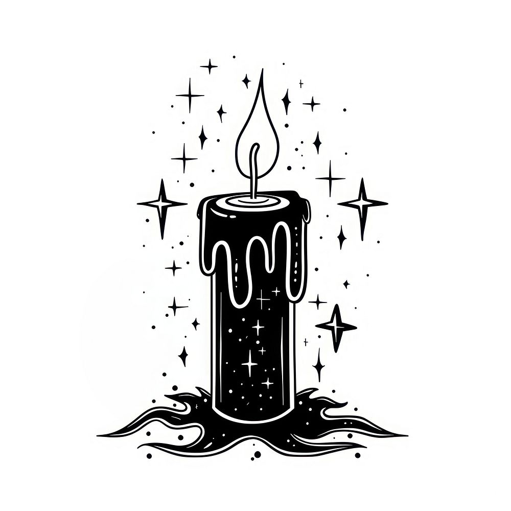 Surreal aesthetic candle logo dynamite weaponry.