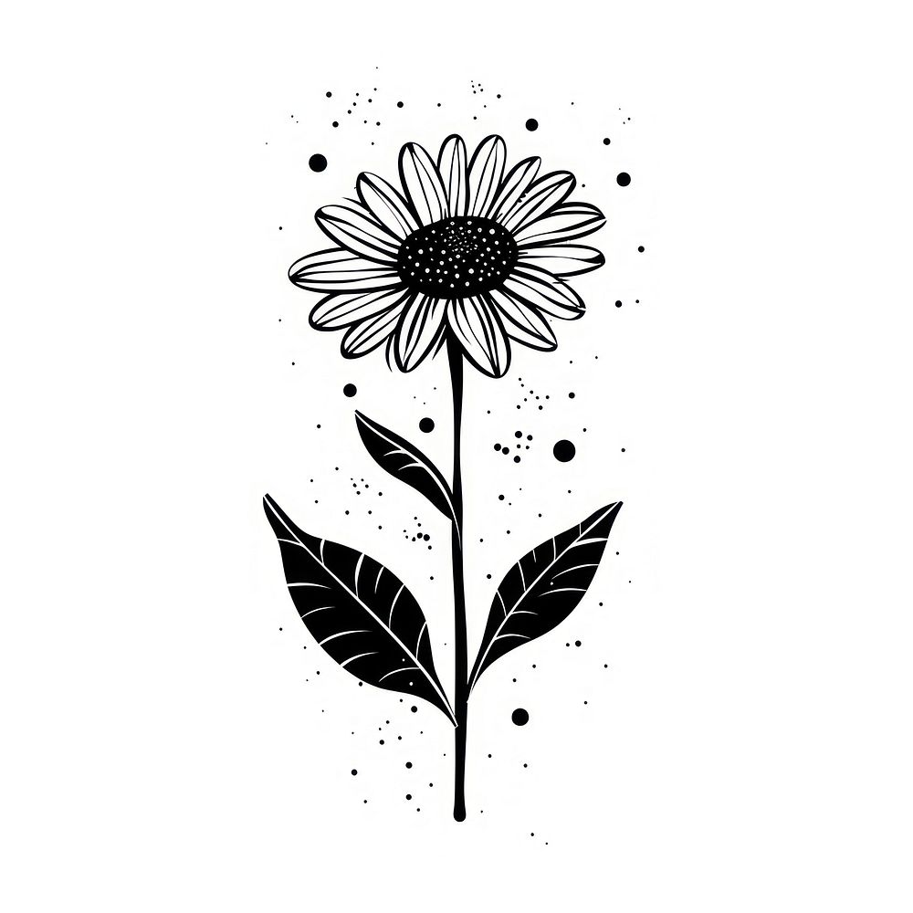 Surreal aesthetic Daisy logo daisy art illustrated.