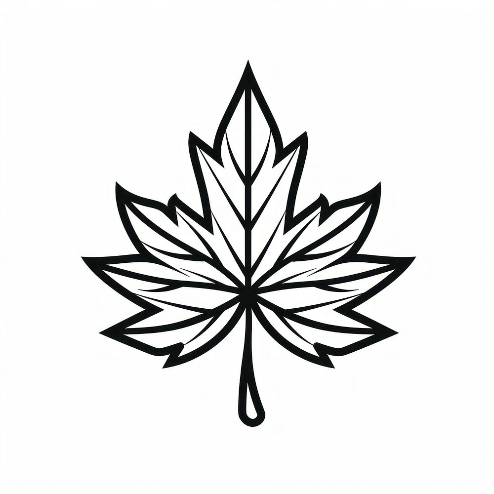 Surreal aesthetic maple leaf logo art dynamite weaponry.