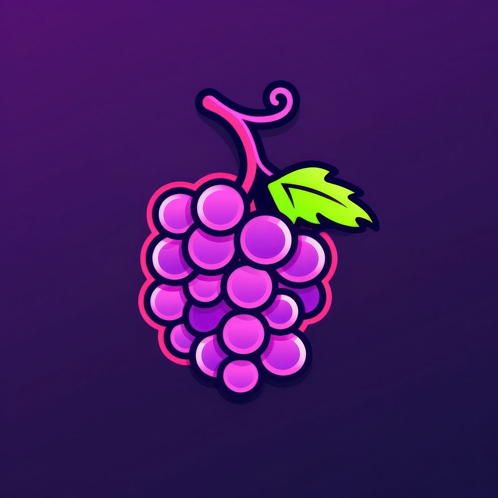 Grape icon purple grapes chandelier.