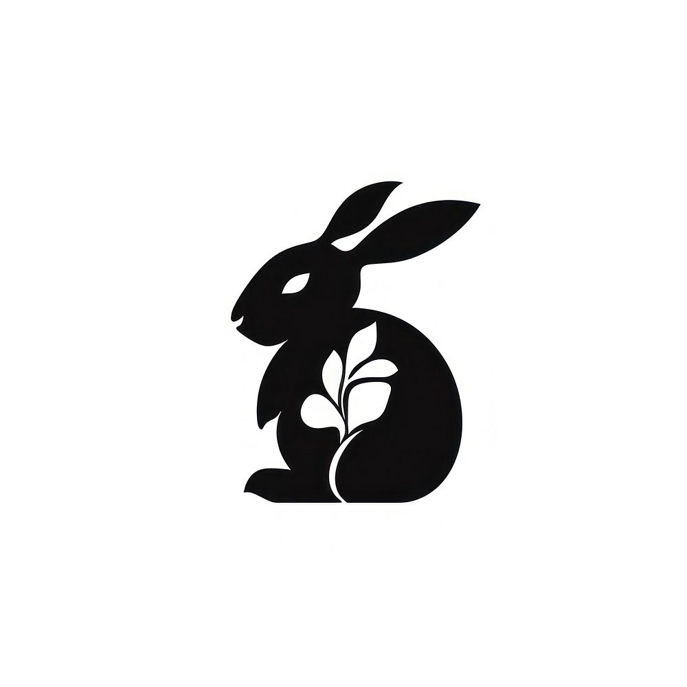 The Year of the Rabbit rabbit kangaroo stencil.