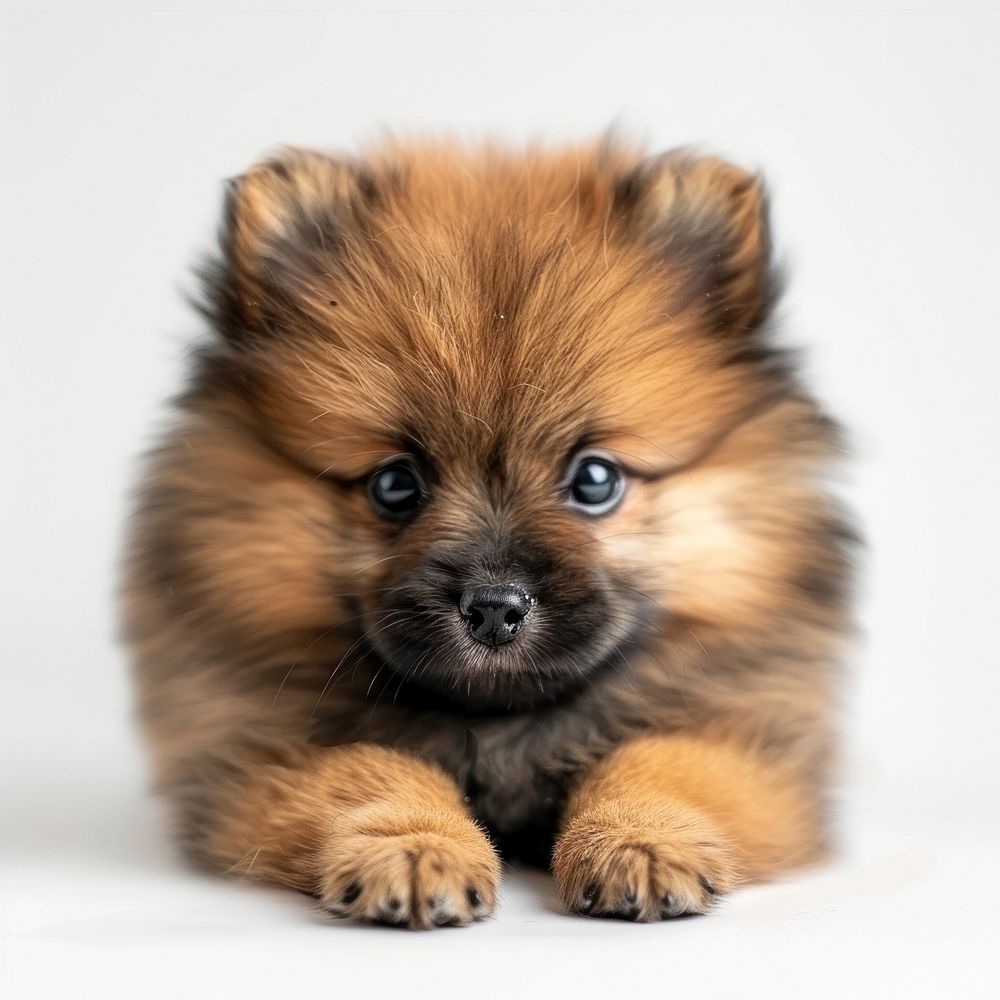 Pomeranian puppy animal canine mammal.