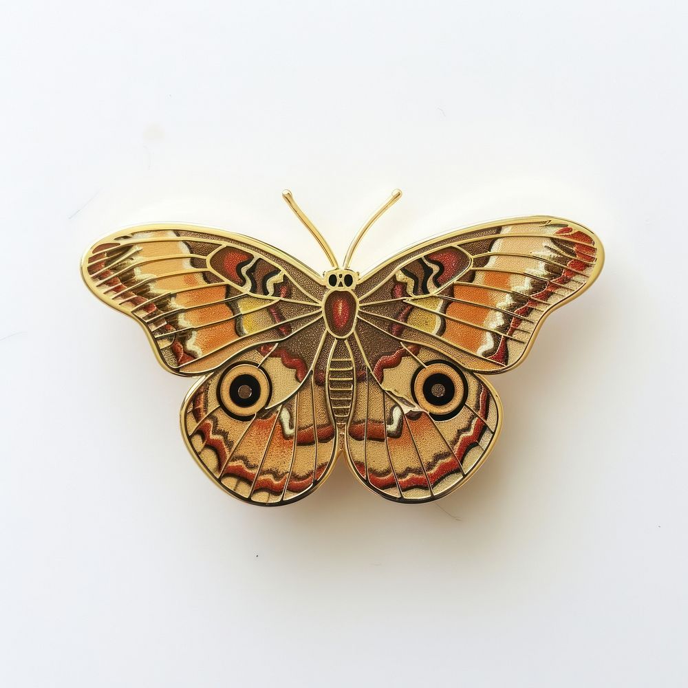 Butterfly shape pin badge invertebrate accessories accessory.