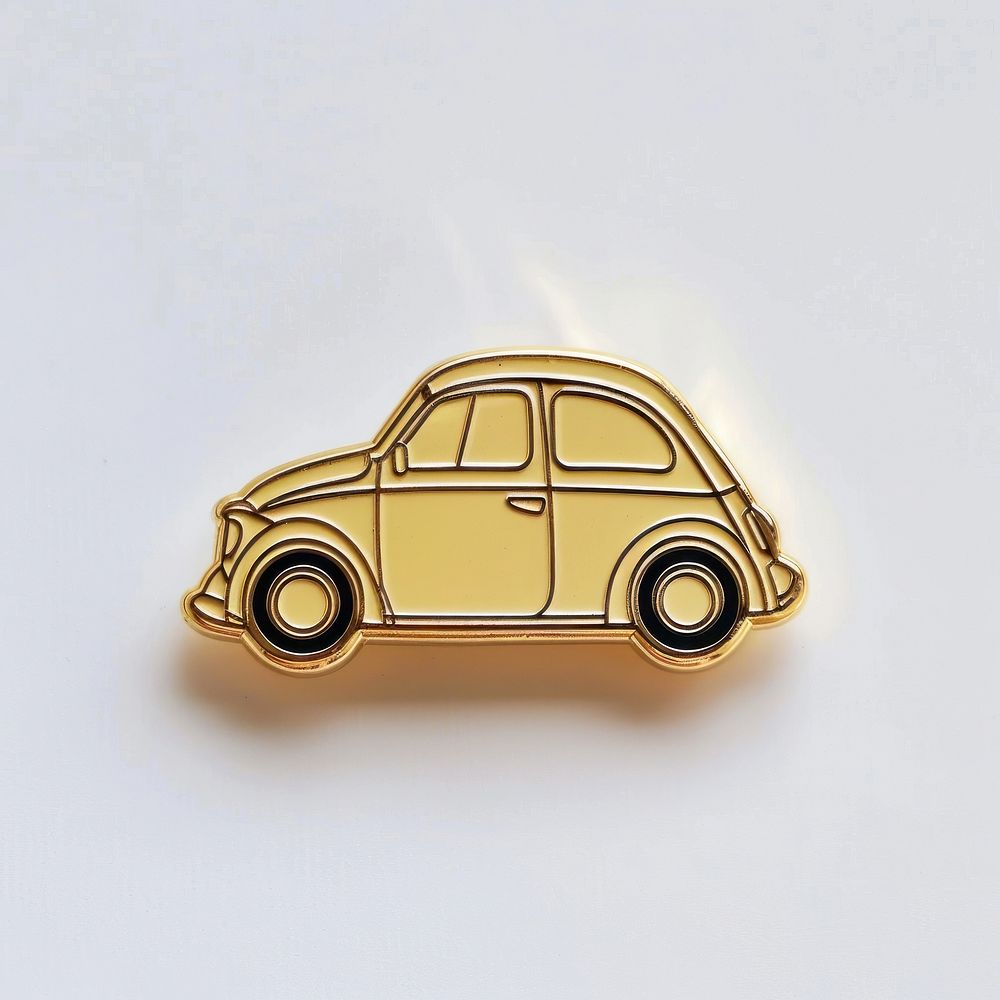 Car pin badge transportation automobile machine.