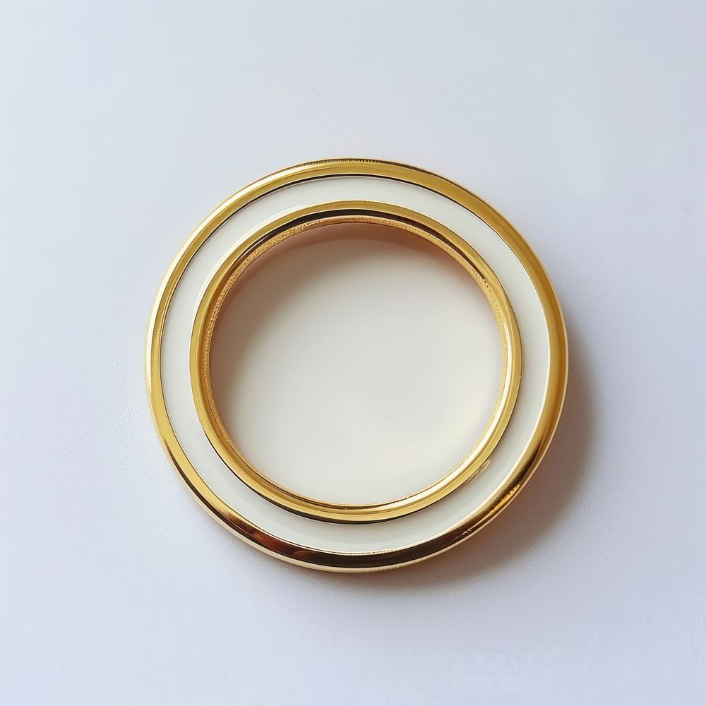 Circle shape pin badge accessories photography porcelain.