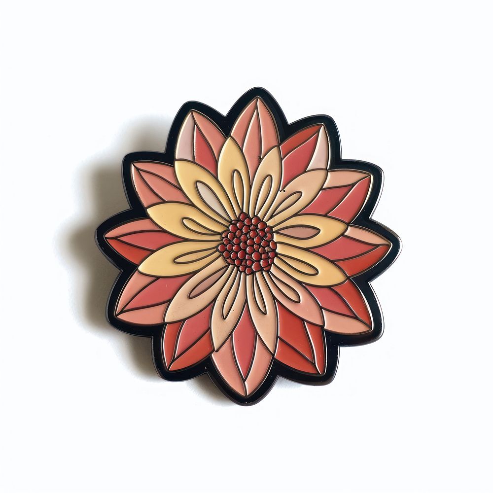 Flower pin badge accessories accessory dynamite.