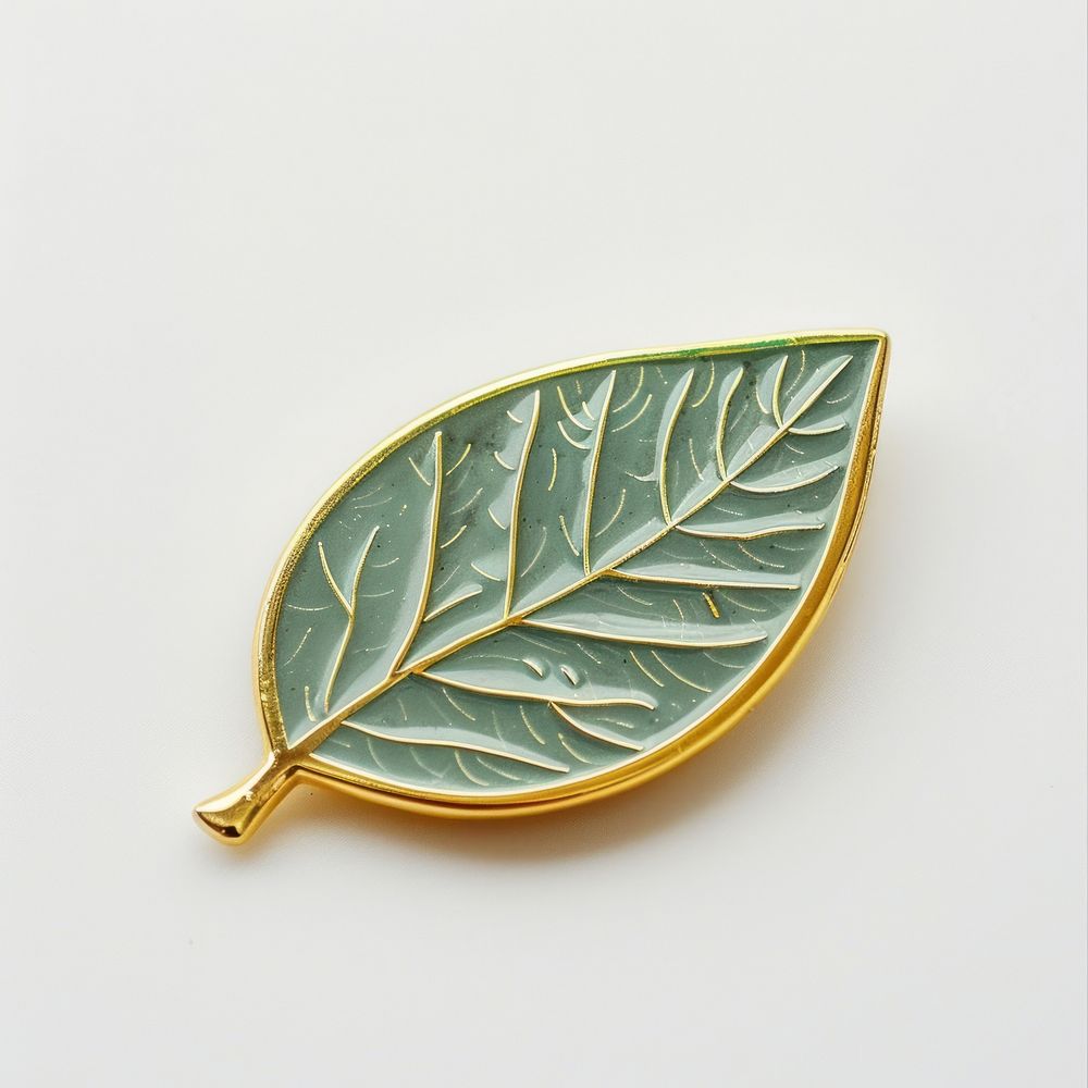 Leaf shape pin badge accessories accessory jewelry.