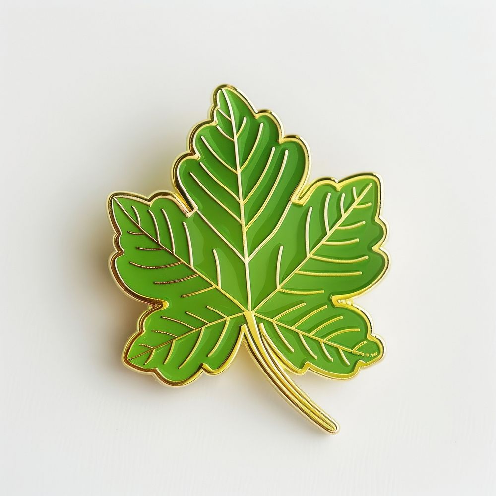 Leaf pin badge accessories accessory jewelry.