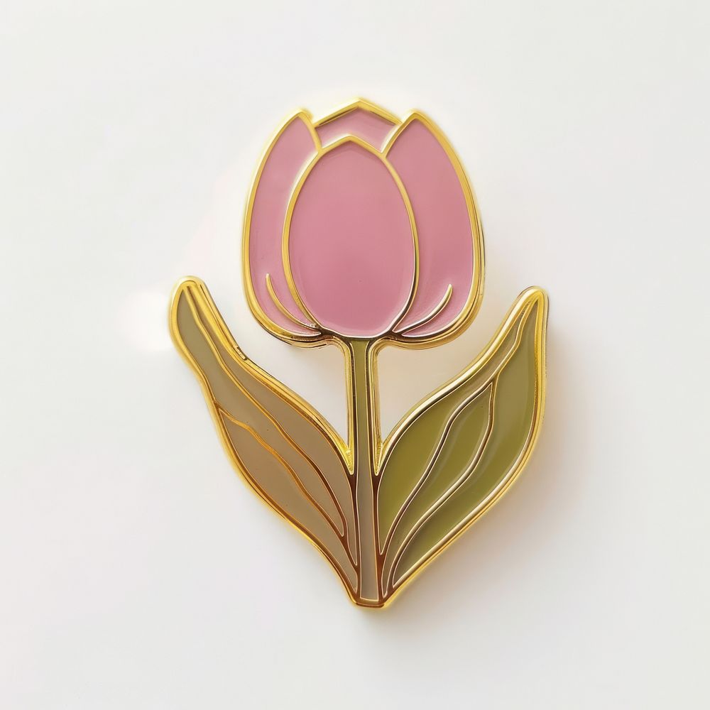 Tulip pin badge accessories accessory jewelry.