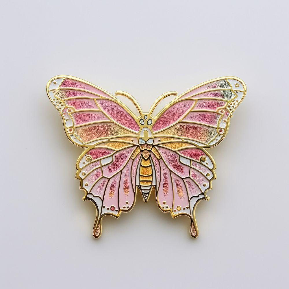 Butterfly shape pin badge accessories accessory jewelry.