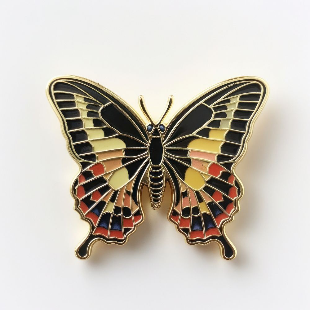 Butterfly shape pin badge accessories accessory jewelry.