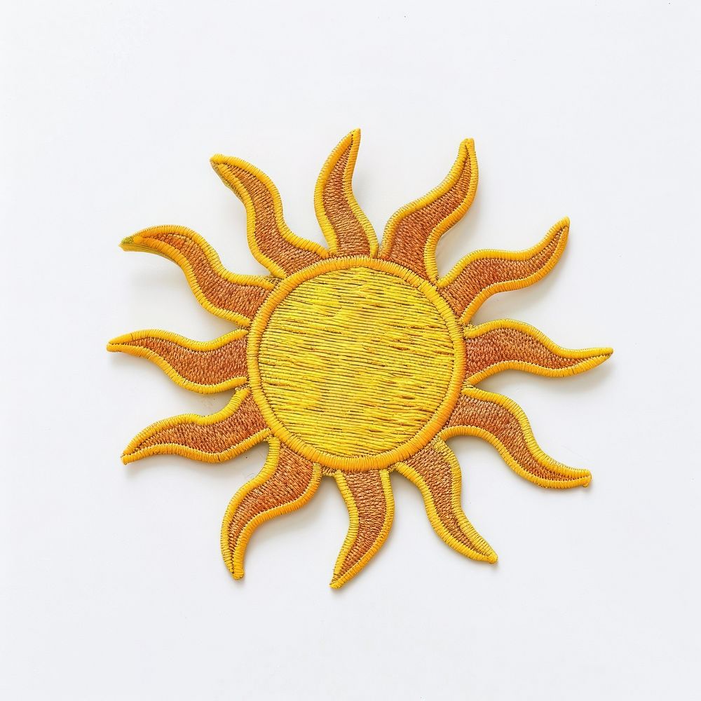 Sun badge patch invertebrate accessories accessory.