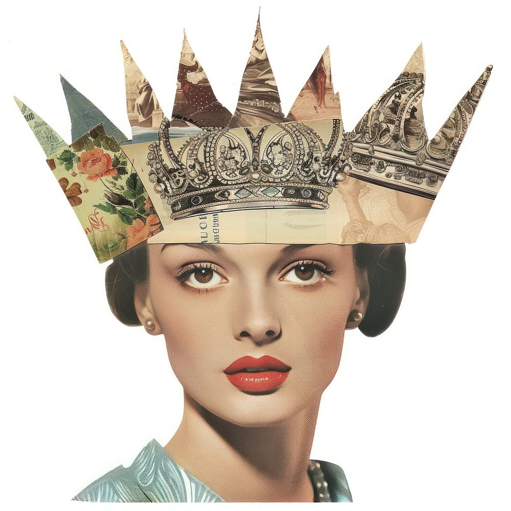 Crown collage cutouts accessories accessory jewelry.