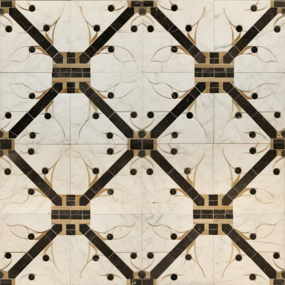Antique art tile pattern.