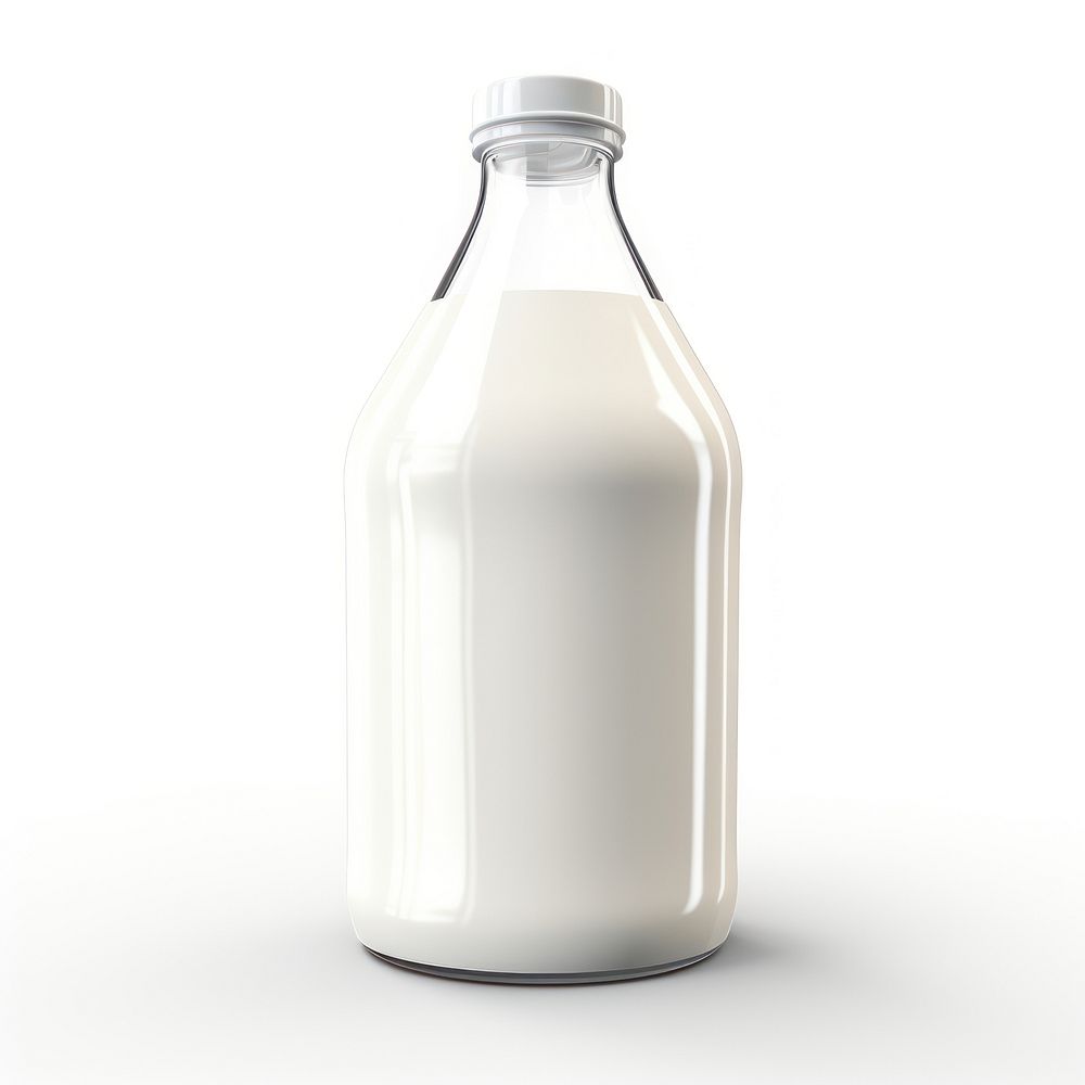 Milk gallon bottle with label beverage drink dairy.