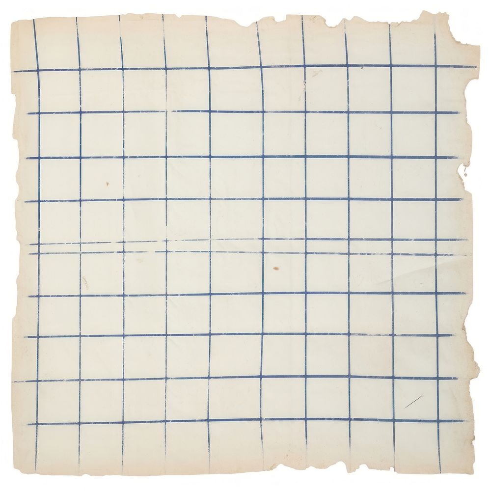 Blue grids ripped paper text blackboard linen.