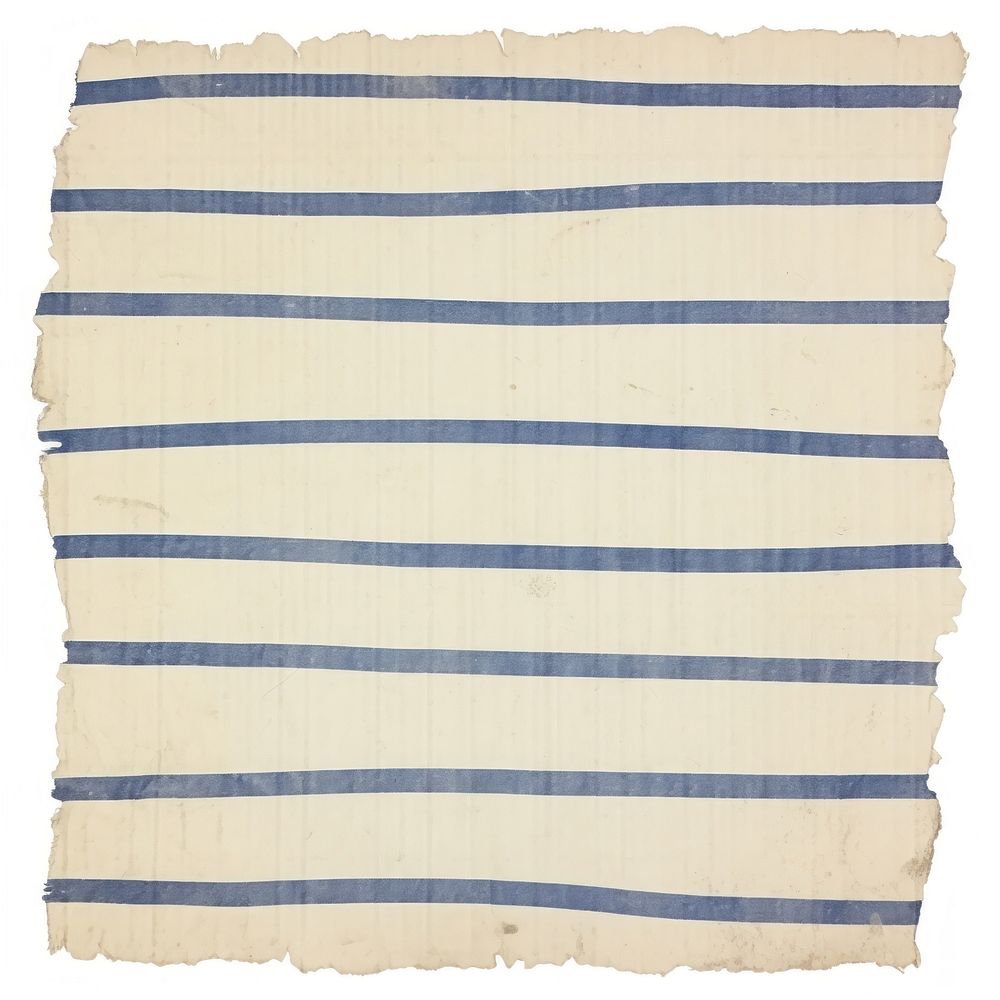 Blue stripe line ripped paper cushion linen rug.