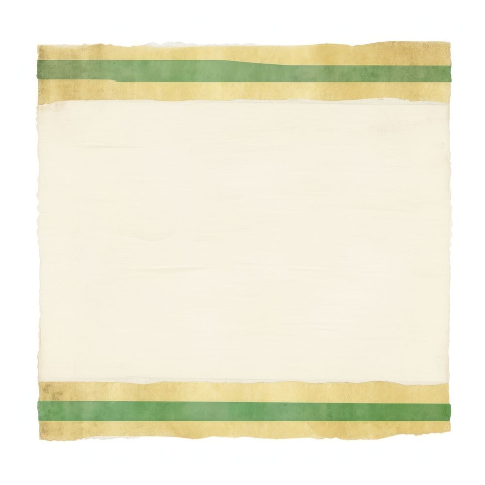 Green stripe line ripped paper napkin linen rug.