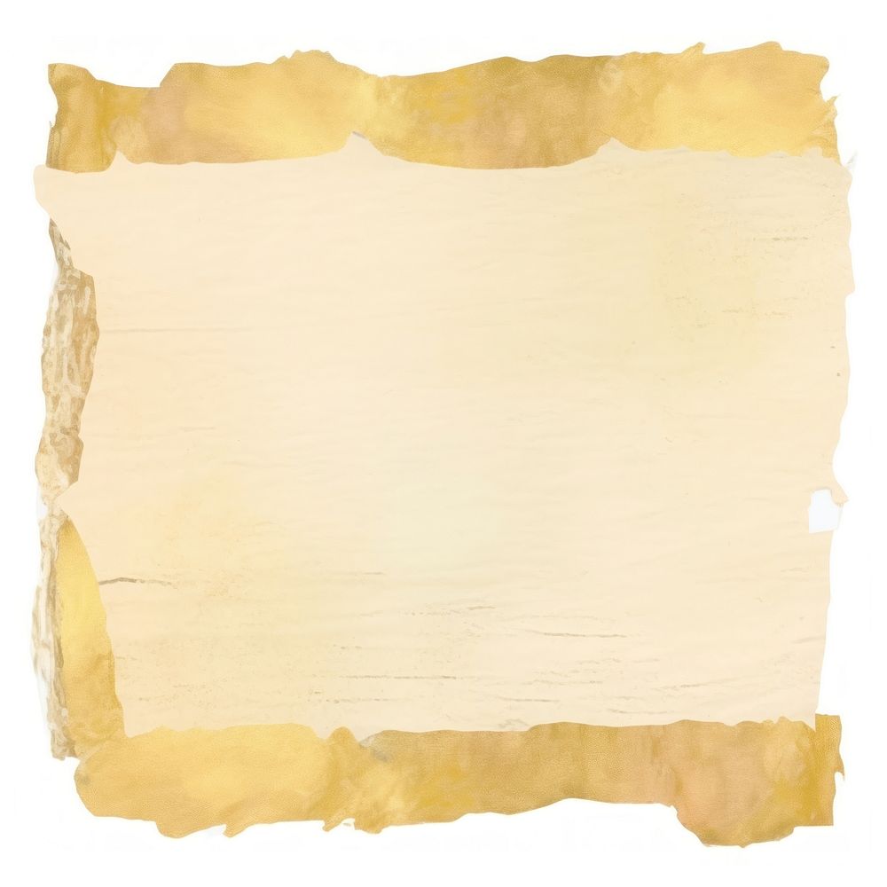 Gold pastel ripped paper text diaper.