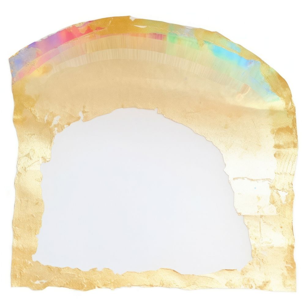Gold rainbow ripped paper accessories accessory gemstone.