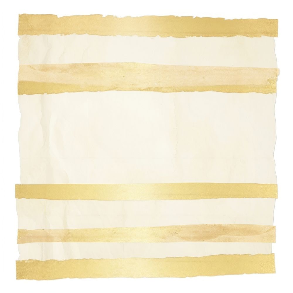 Gold stripe line ripped paper furniture crib rug.