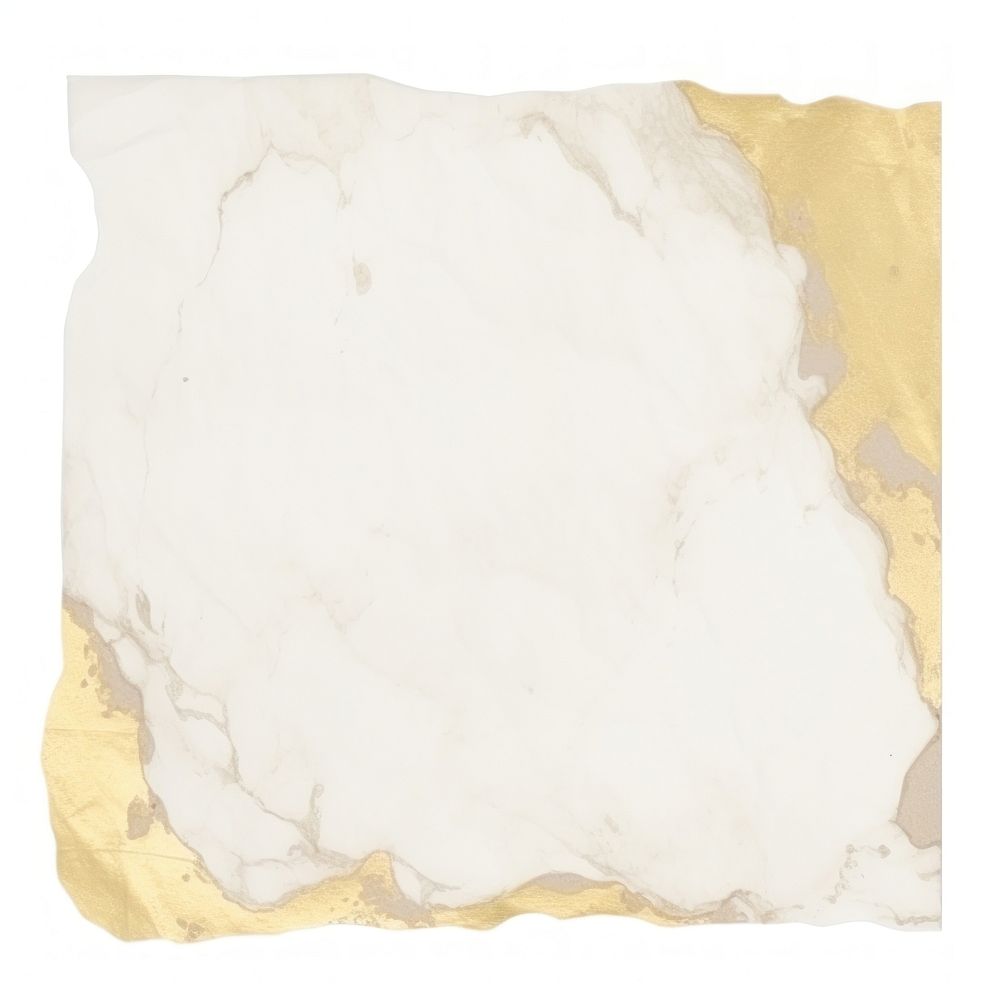 Gold white marble ripped paper diaper.