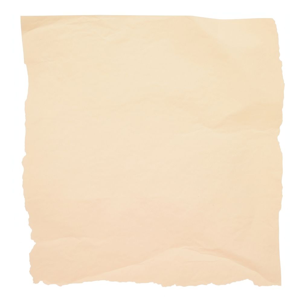 Beige square ripped paper text diaper.