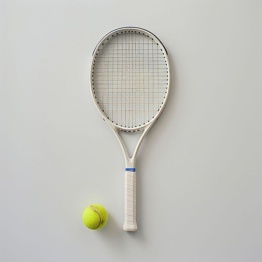 Tennis racket and tennis ball sports ping pong paddle table tennis.