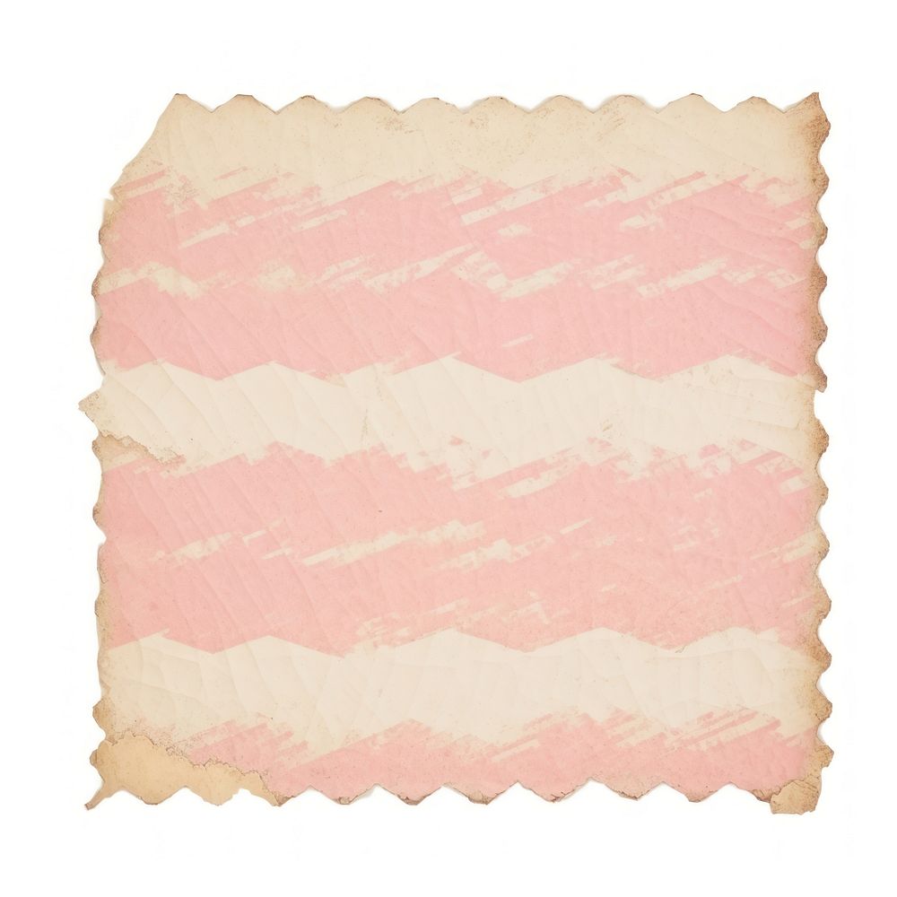 Pink chevron ripped paper cushion blanket diaper.