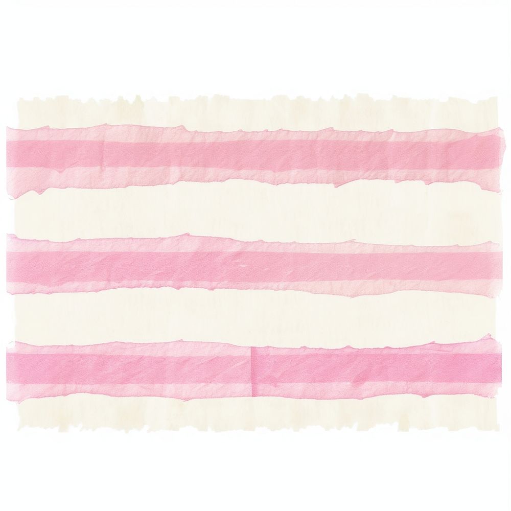 Pink stripe line ripped paper furniture towel crib.