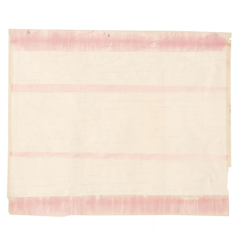 Pink stripe line ripped paper blanket linen white board.