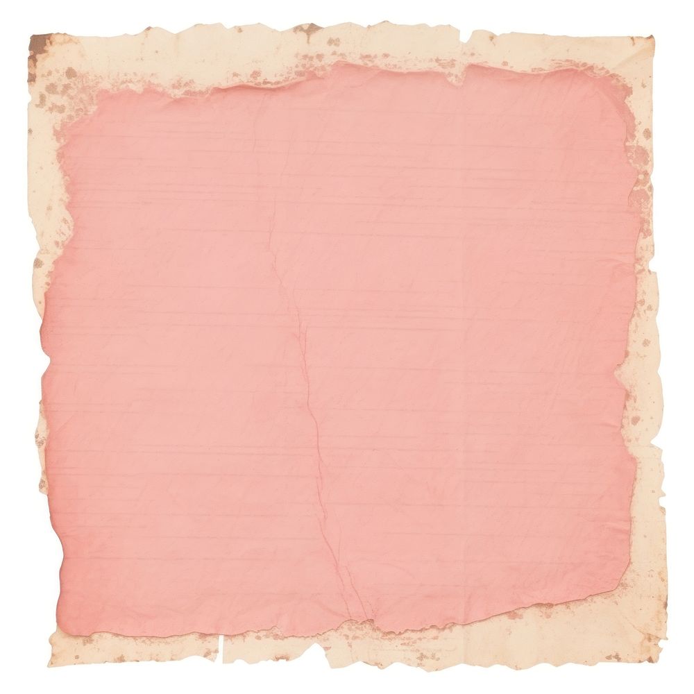 Pink square ripped paper text blackboard painting.