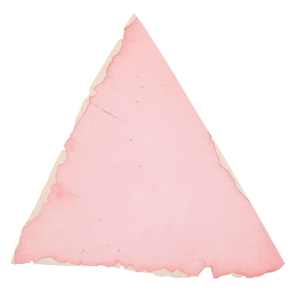 Pink triangle ripped paper weaponry.
