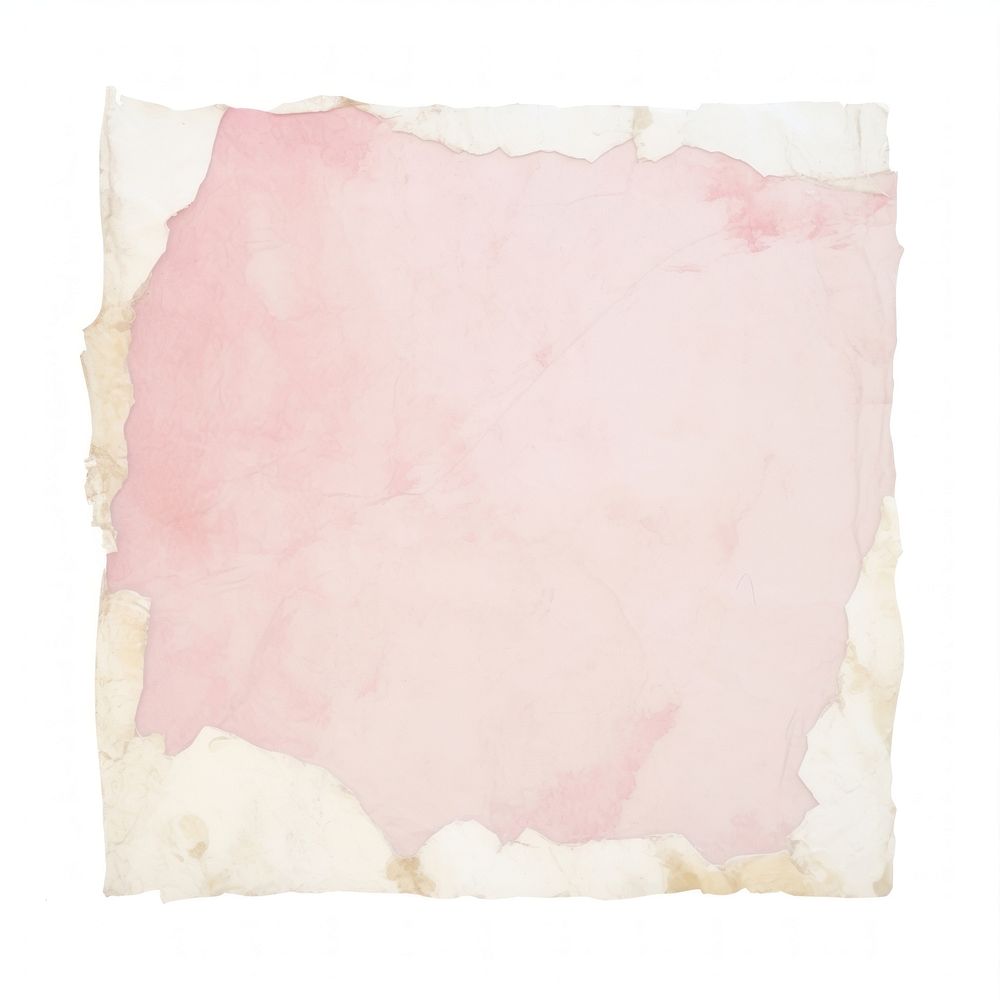 Pink white marble ripped paper text painting diaper.