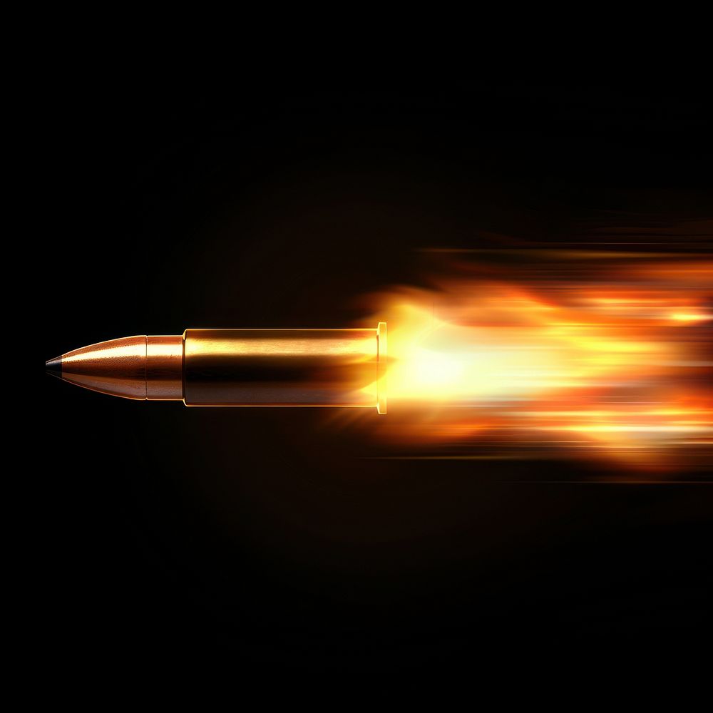 Photo of bullet ammunition weaponry.