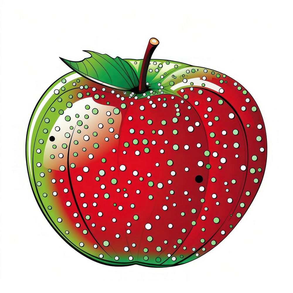 Apple strawberry produce jacuzzi.