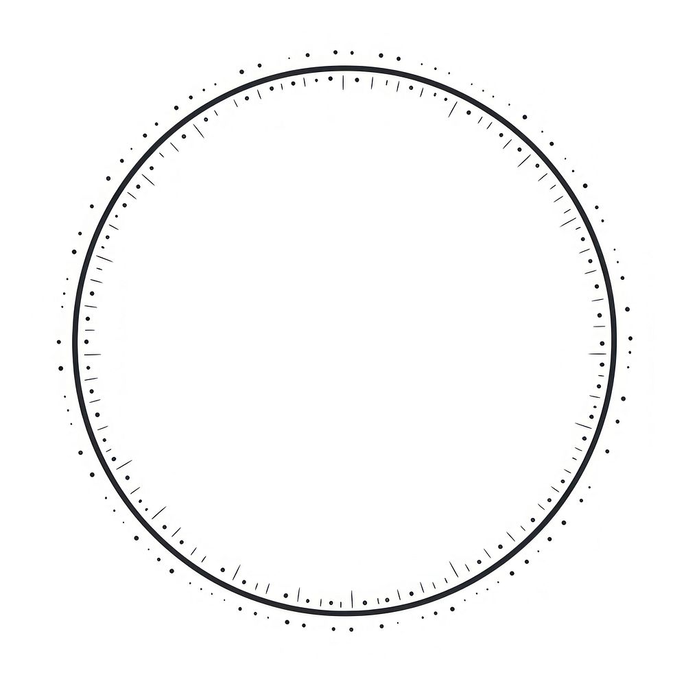 Circular shaped frame sphere oval disk.