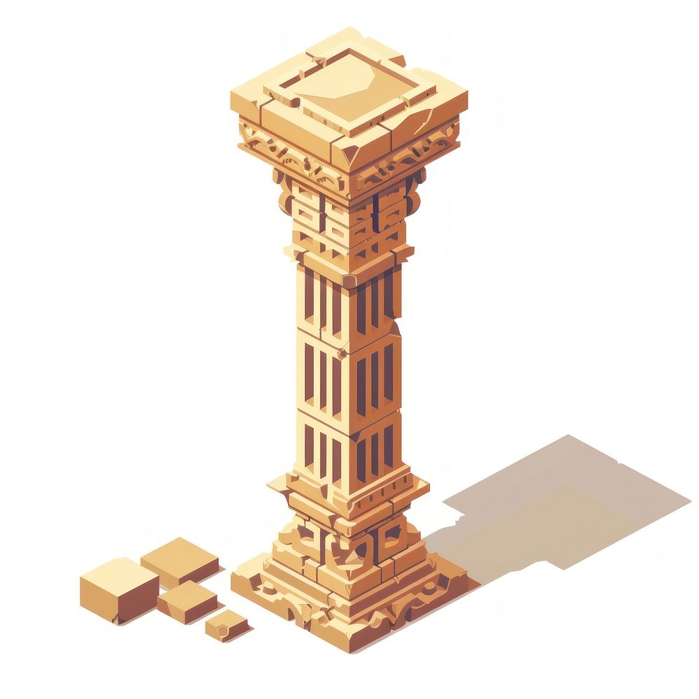Pillar architecture column building.