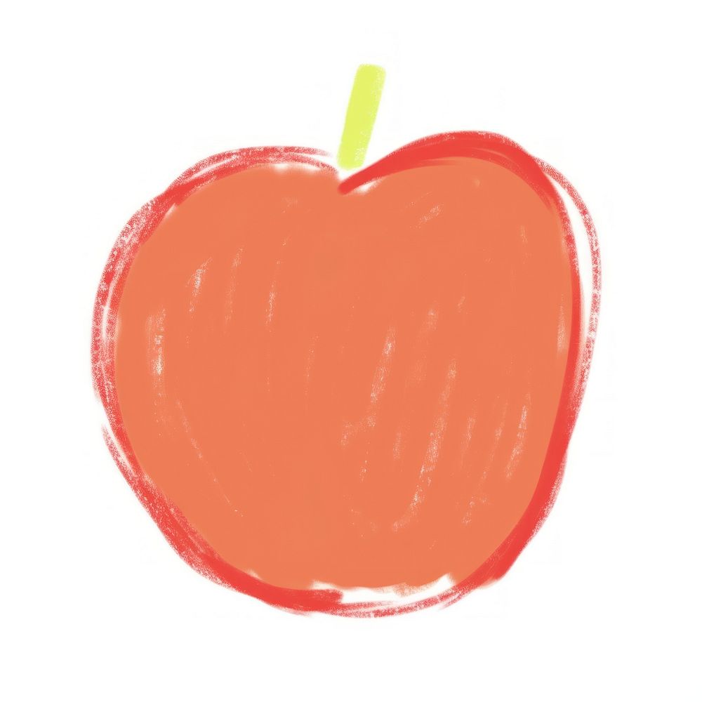 Apple fruit food white background.