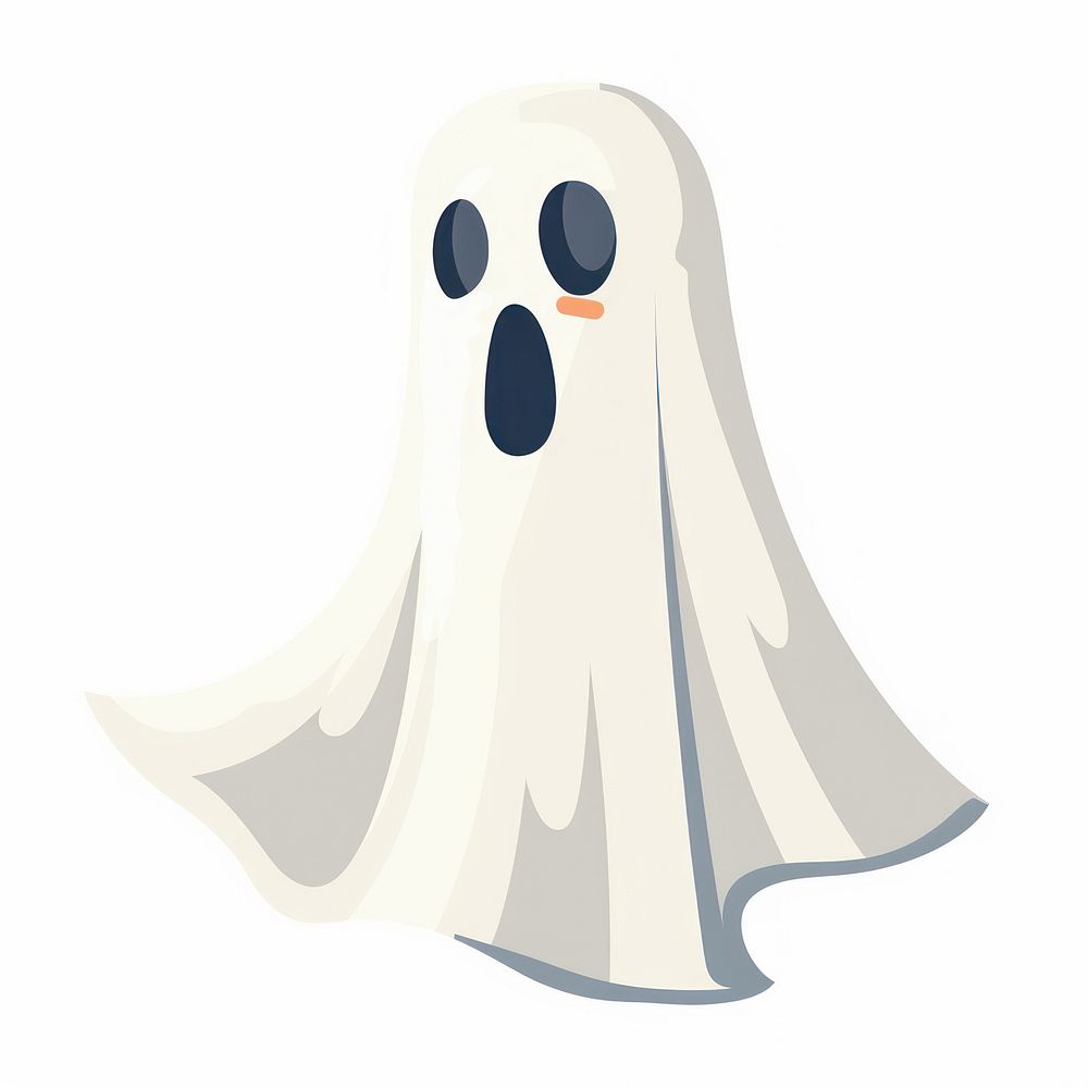 Halloween Ghost white celebration cartoon.