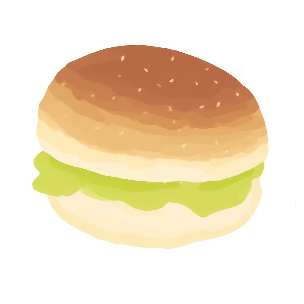 Burger food hamburger vegetable.