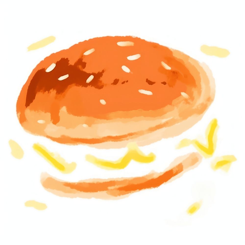 Burger with fire bread food hamburger.