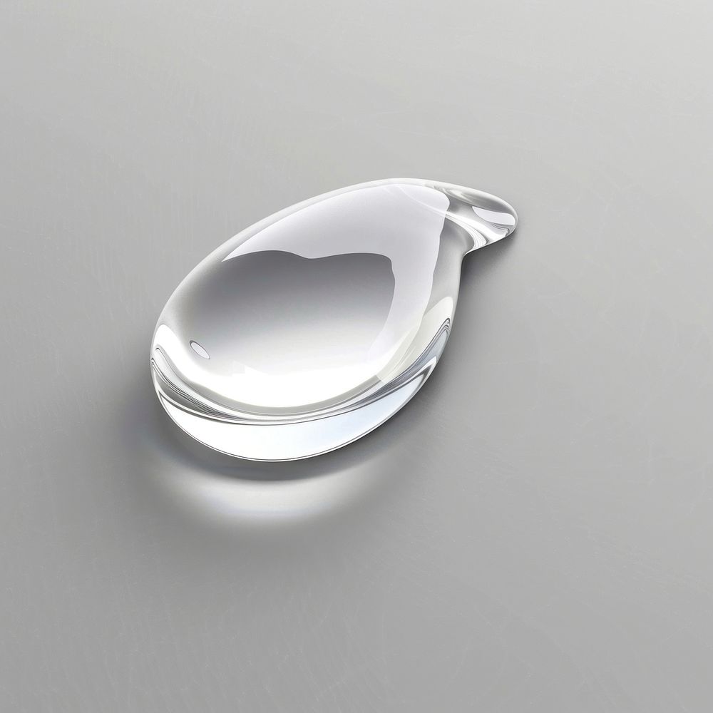 Transparent water drop electronics simplicity porcelain.