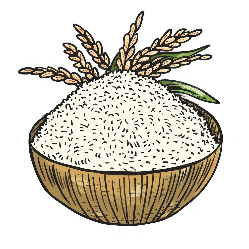 Organic rice doodle chandelier produce grain.