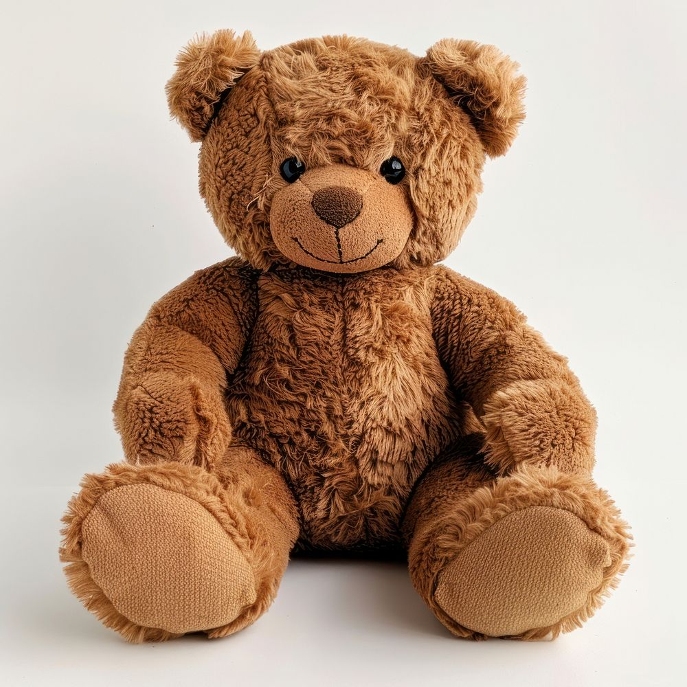 Brown bear doll plush toy representation.
