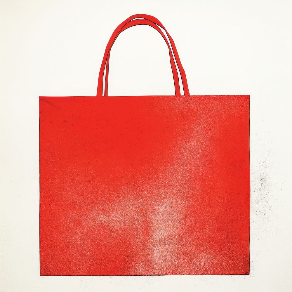 Shopping bag handbag purse art.