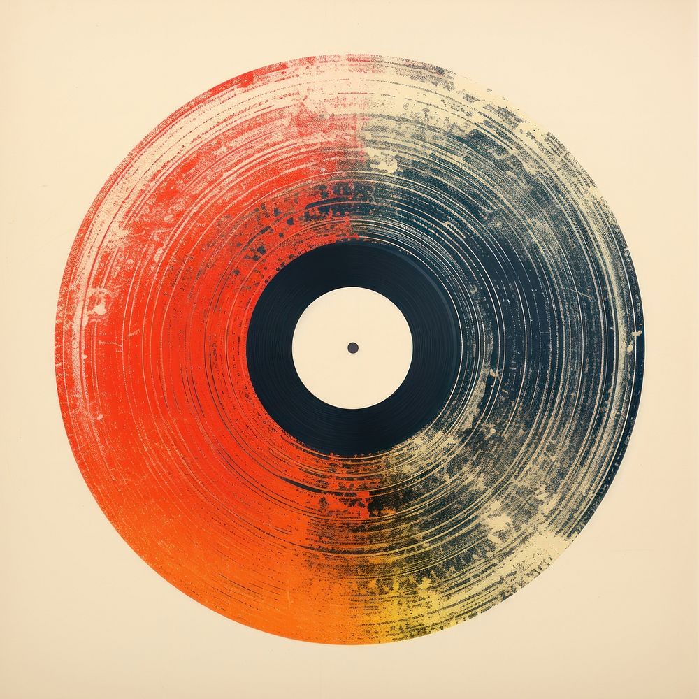 Vinyl art creativity turntable.