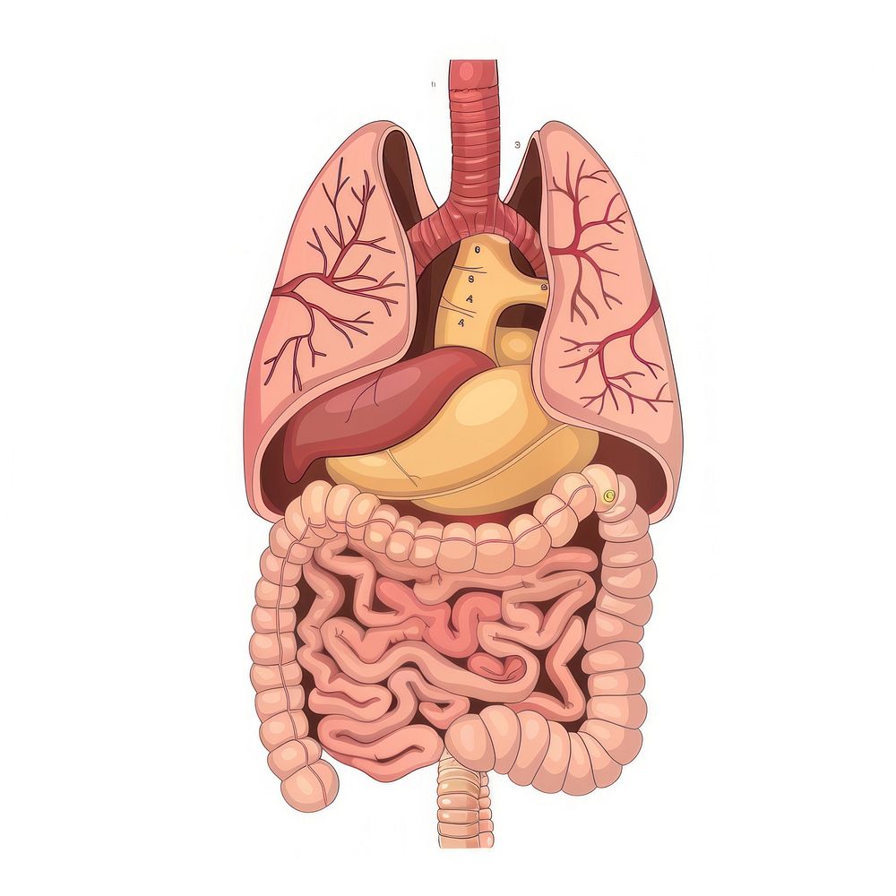 Human stomach person torso.
