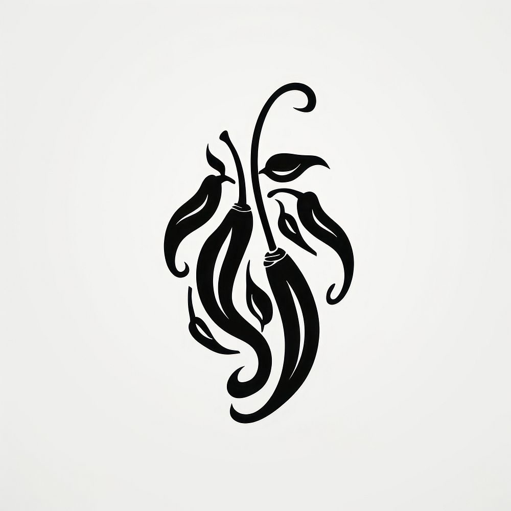 Chilli logo calligraphy handwriting.