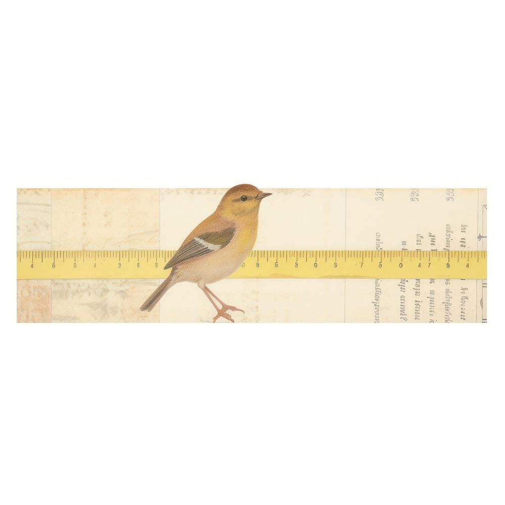 Bird animal canary paper.